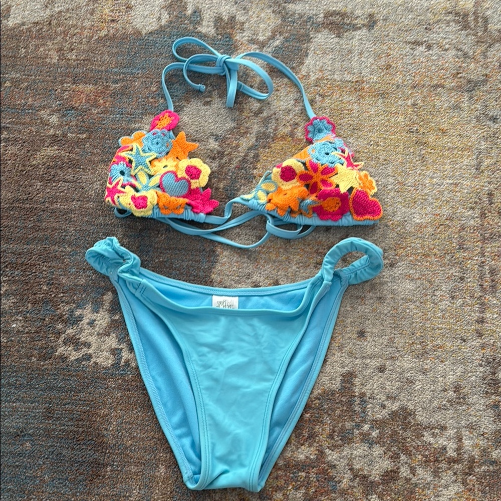 Colorful Floral Bikini Set